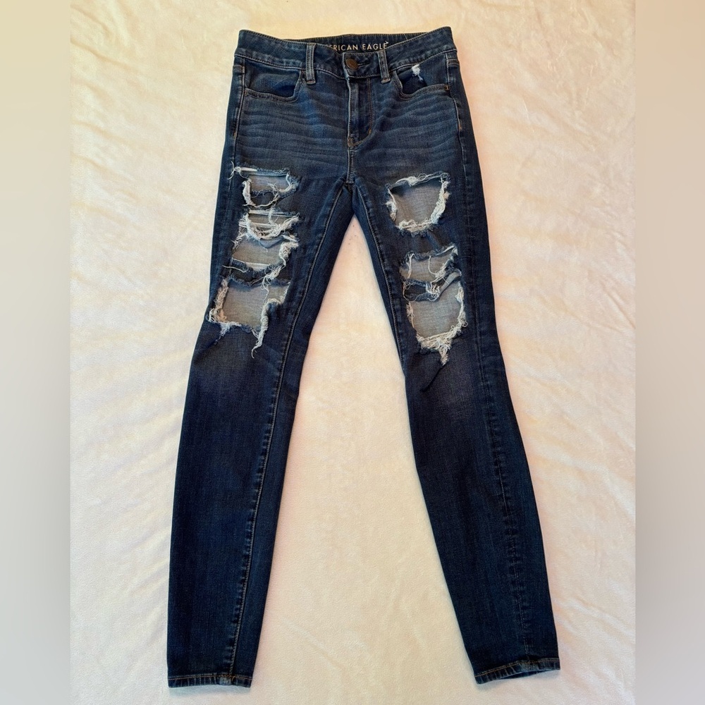 American Eagle Hi Rise Jegging Jeans Size 4